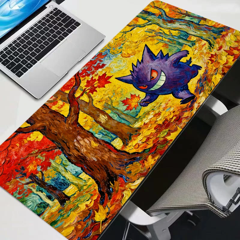 Mouse pad gaming accessories Gengar computer keyboard gamer Designed specifically for e-sports durable games mousepad
