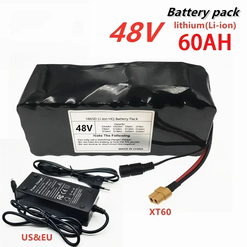

A New 100% Original 48v 20Ah 1000w 13S3P Lithium-ion Battery for 54.6v Electric Bicycle Scooter with BMS Discharge + Charger