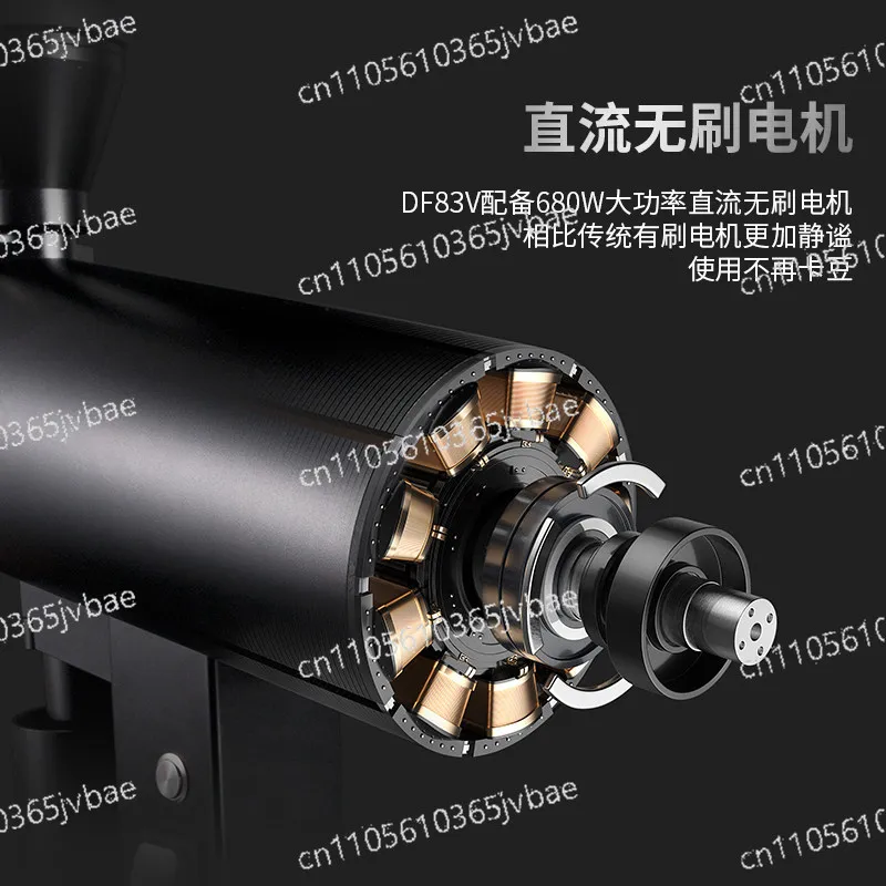 

New DF83V Electric Coffee Bean Grinder Italian Hand Grinder Commercial Grinder 83mm