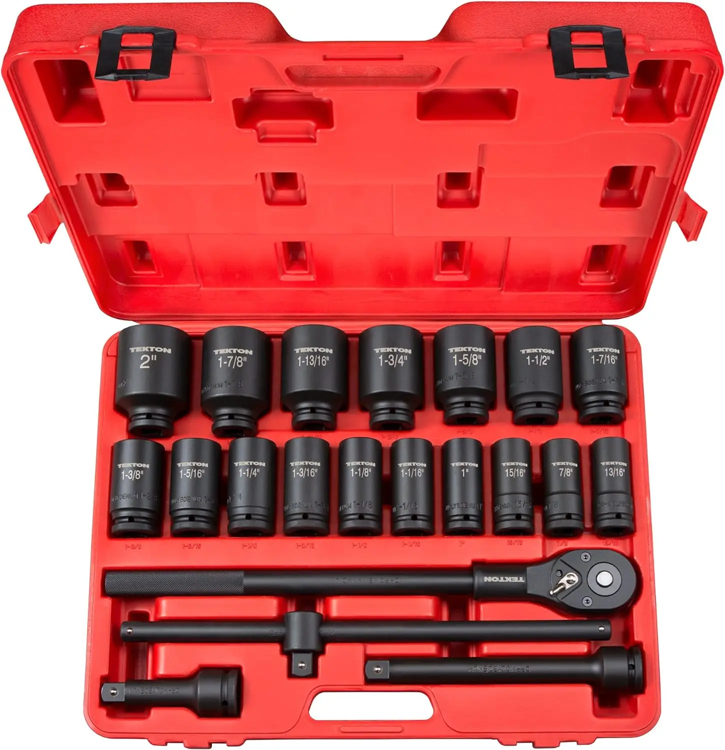 TEKTON 3/4 Inch Drive Deep 6-Point Impact Socket Set, 22-Piece (7/8-2 in.) | 48995