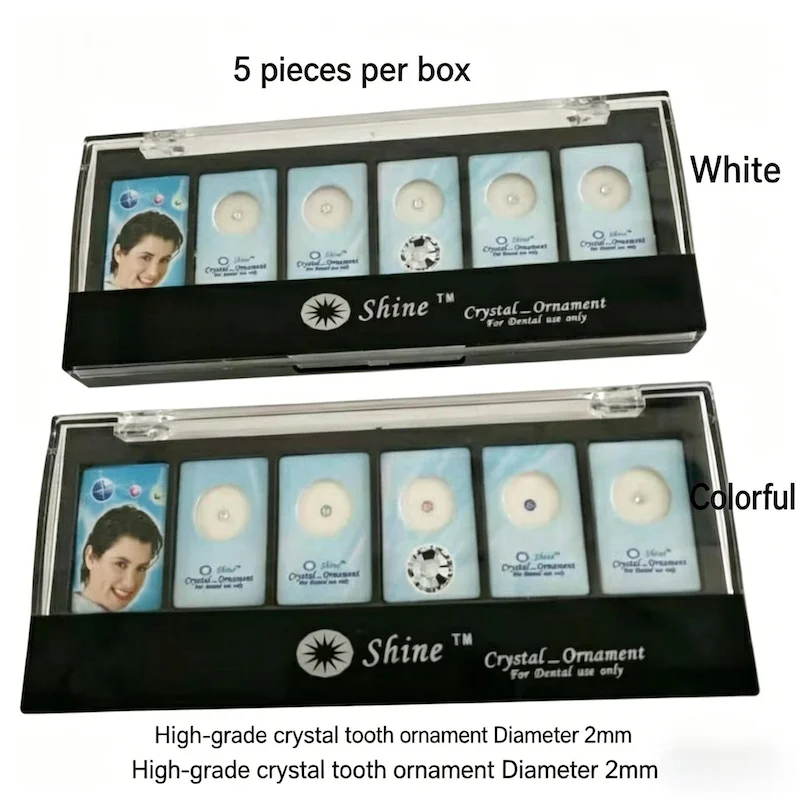 

5pcs Premium Crystal Tooth Jewelry Kit| Multi-Shape Rhinestones for DIY Teeth Decoration