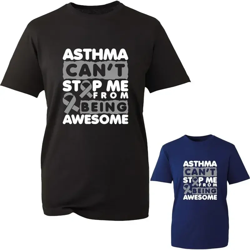 Asthma Cant Stop Me From Being Awesome T Shirt Awareness Qoute