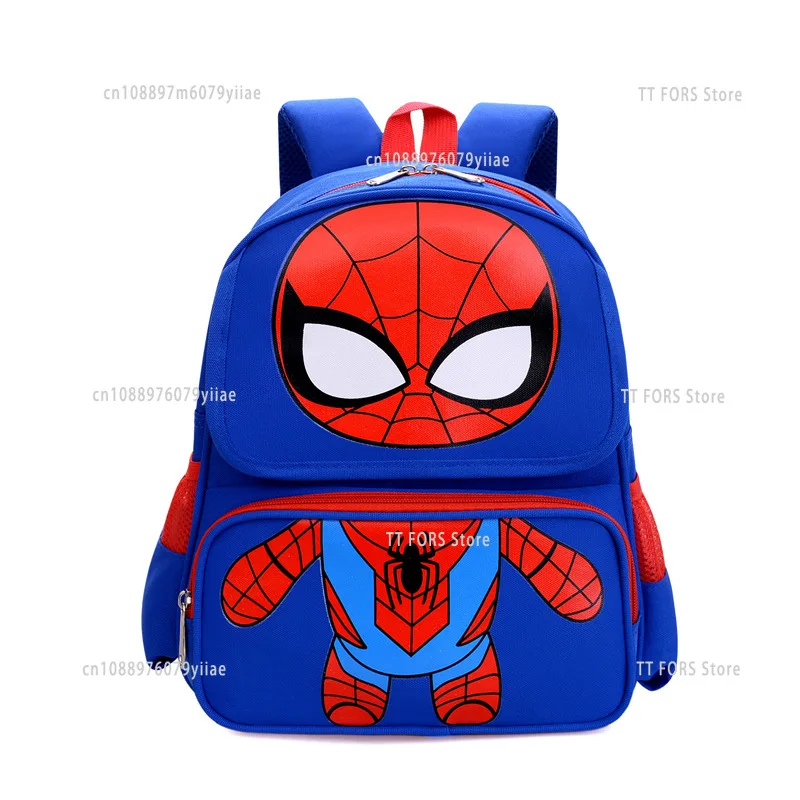 

Spiderman Backpack Superhero Student Schoolbag Cartoon 3d Stereo Kindergarten Backpack Children's Birthday Christmas Gift