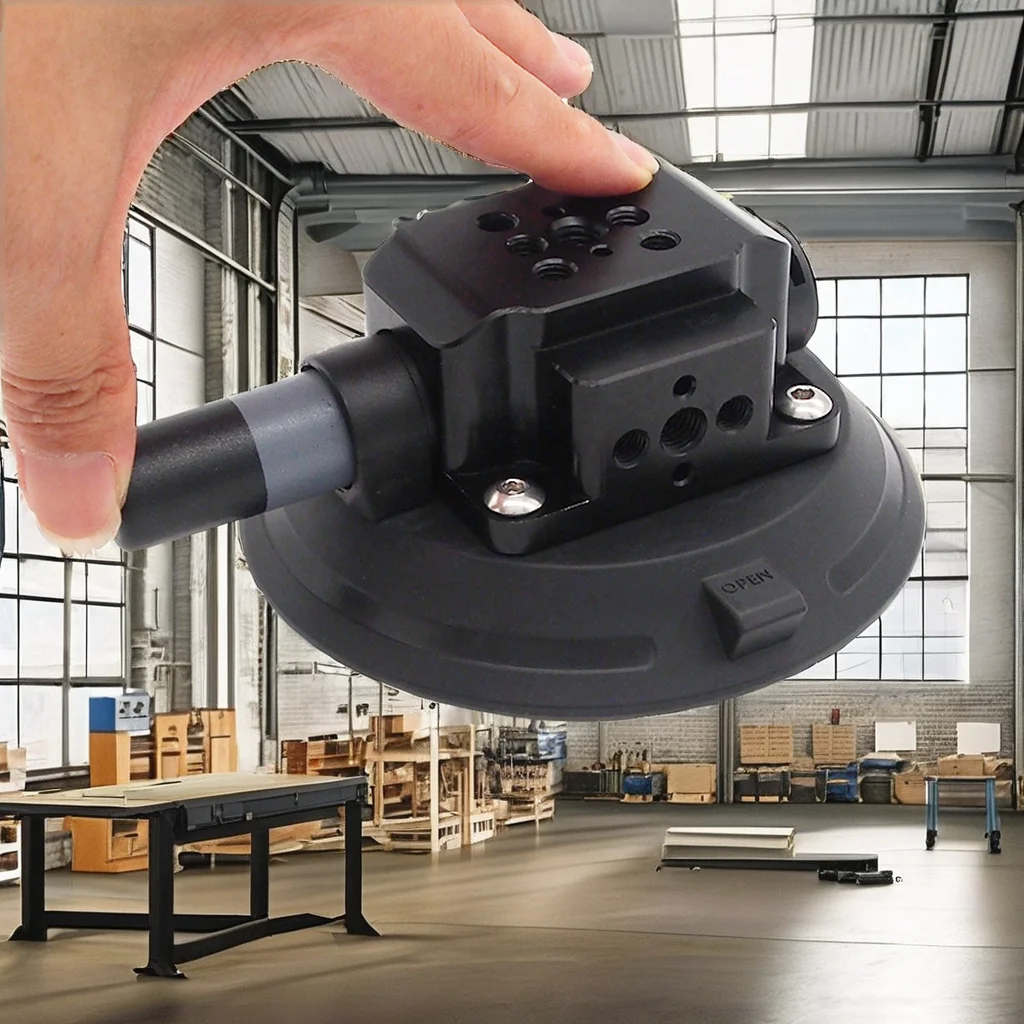 4.5 Inches Multifunction Industrial Grade DIY Assembly Tool Vacuum Suction Cup Mount for Car    ABS Wood Customizable ODM