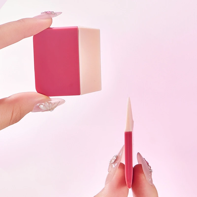 ストリークフリー リキッド ファンデーション ブラシ シリコーン ポータブル メイクアップ ツール プロフェッショナル クリーム ブレンディング 簡単なアプリケーション フェイス コスメティック