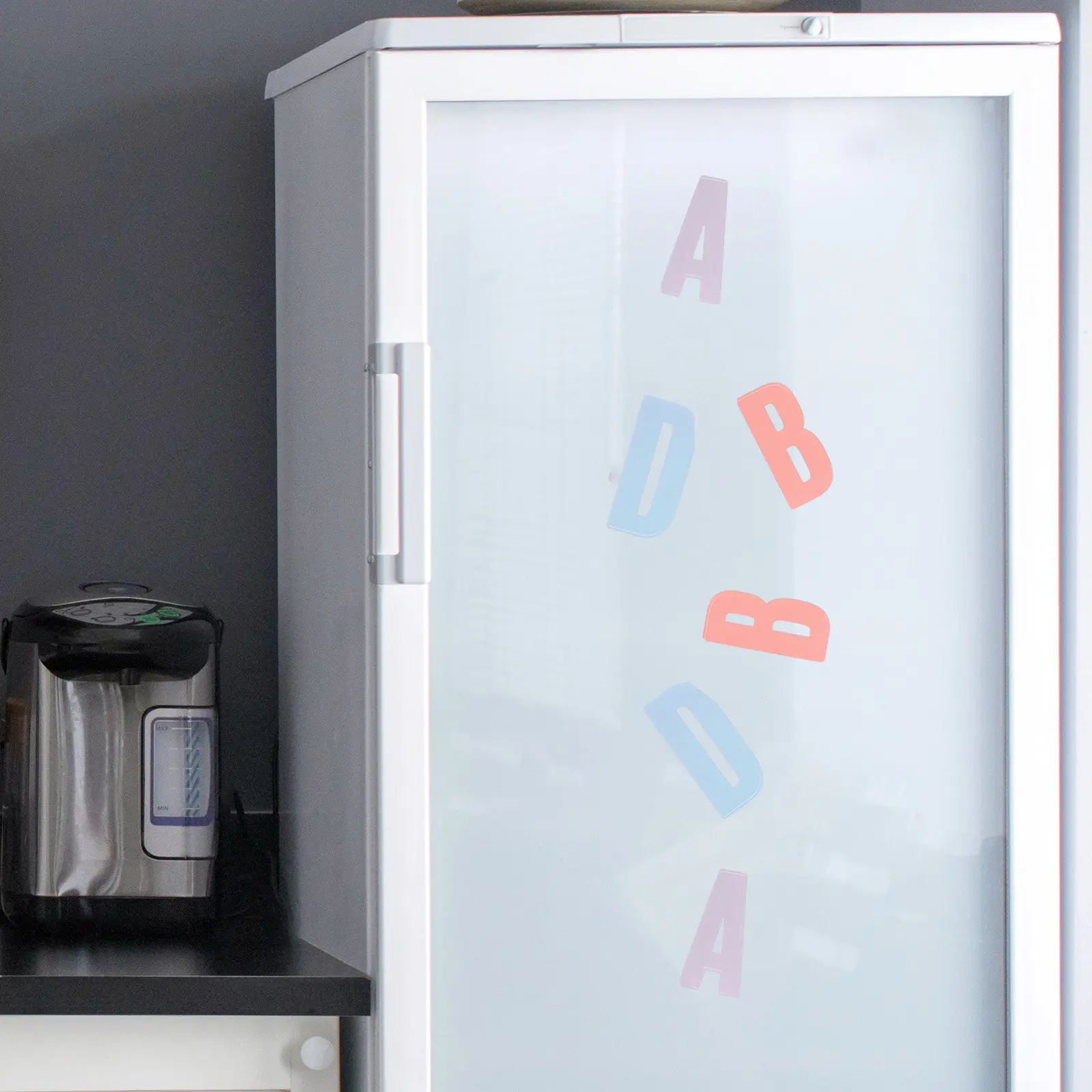 

6 Sheets Letter Stickers Alphabet Number Decals for DIY Crafts Scrapbooking Bottle Cup Phone Case Decoration Journal Poster Wall