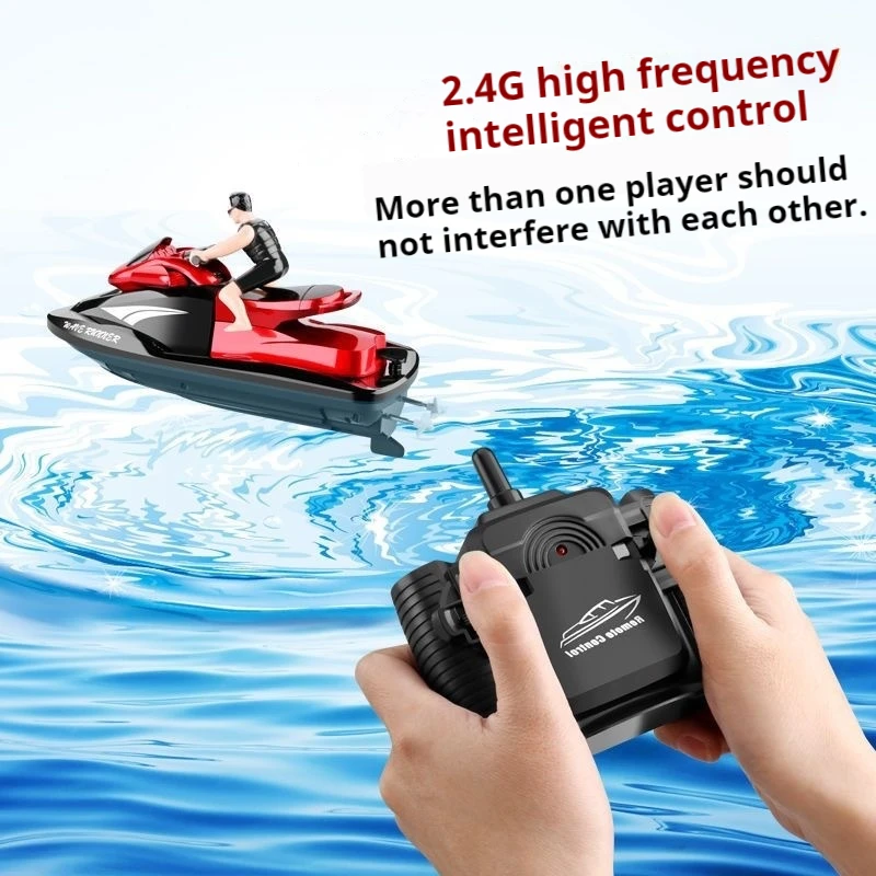 kawaii funny gift-new 2.4G wireless remote control boat,25cm high-speed rc speed boat model,rc boats for kids toys,cool stuff