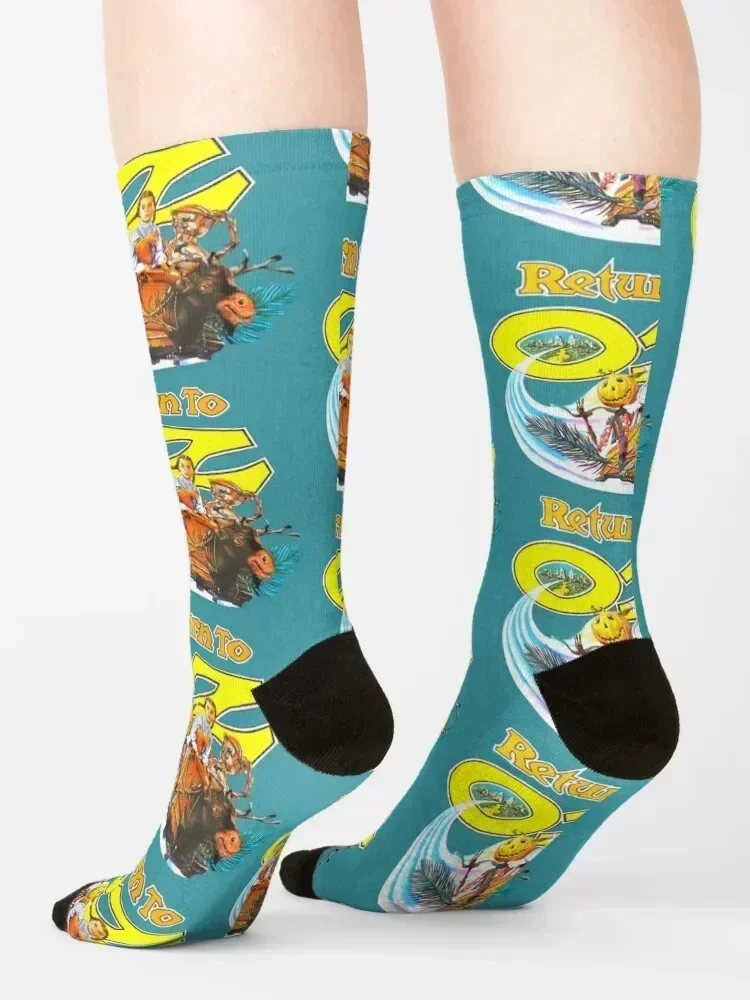 Chaussettes de compression de style vintage pour hommes et femmes, chaussettes d'art d'affiche de film, bas de golf, nouveautés de Noël, retour à Oz