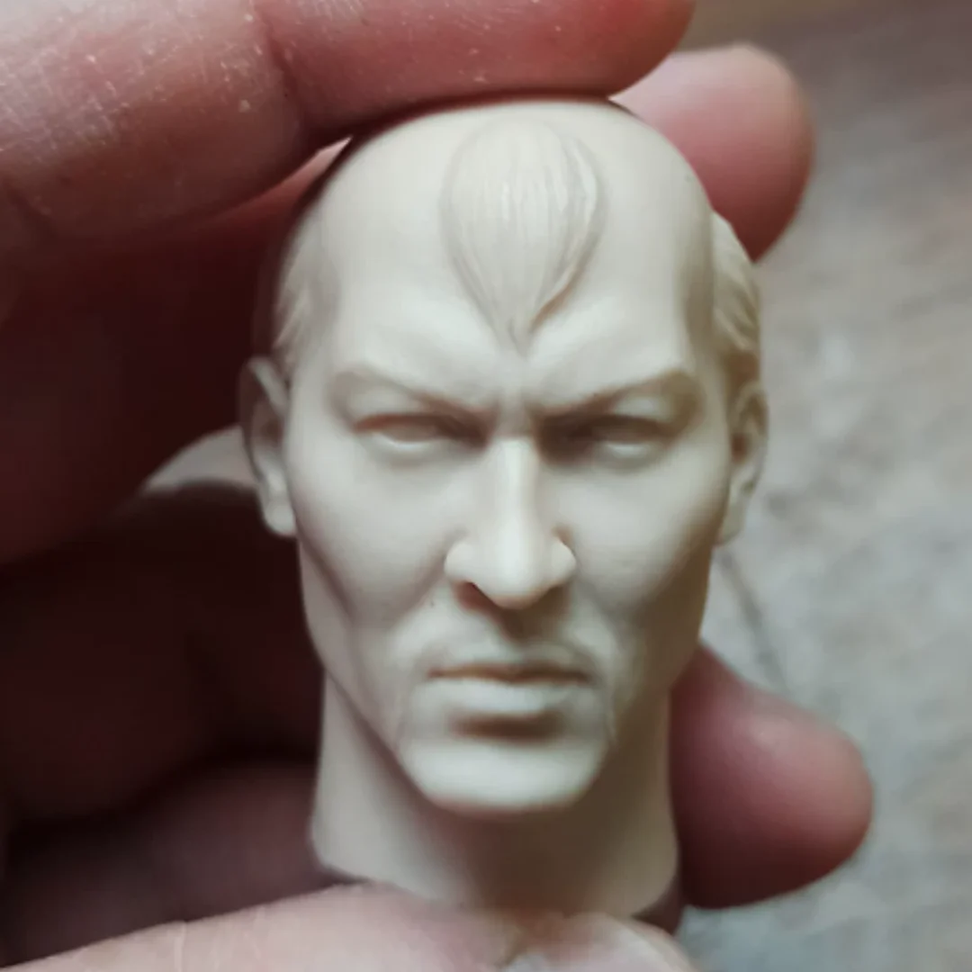 Mongolian soldier 1/6 Head Carving Actor Unpainted 1/6 Scale For figure toys for 12