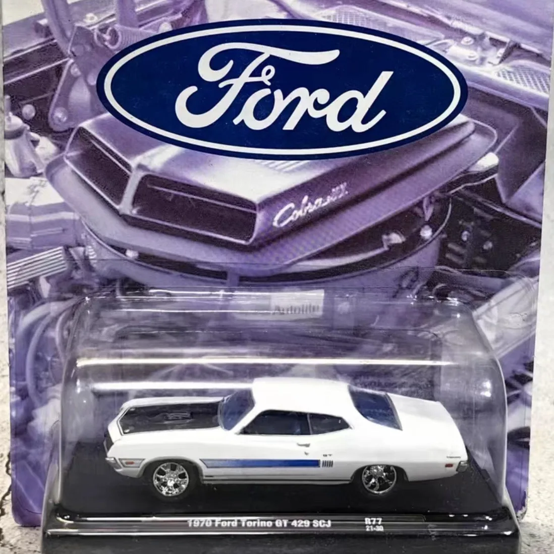 M2 1:64 1970 Ford Torino 429 Die-cast Model Car Normal Display Piece