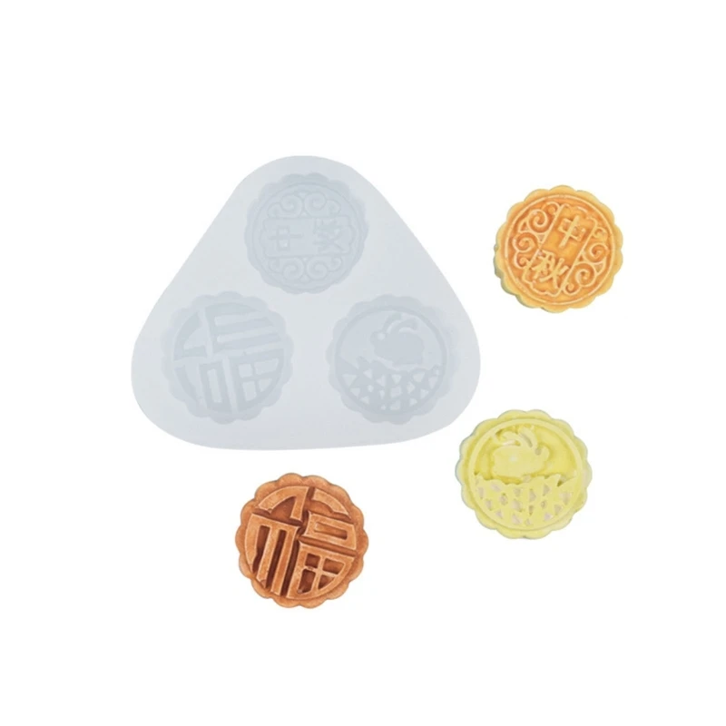 Dragon Boat Festival Festival metà autunno Stampo per torta lunare Paste fagioli multi-forma Mini torta Stampo in silicone