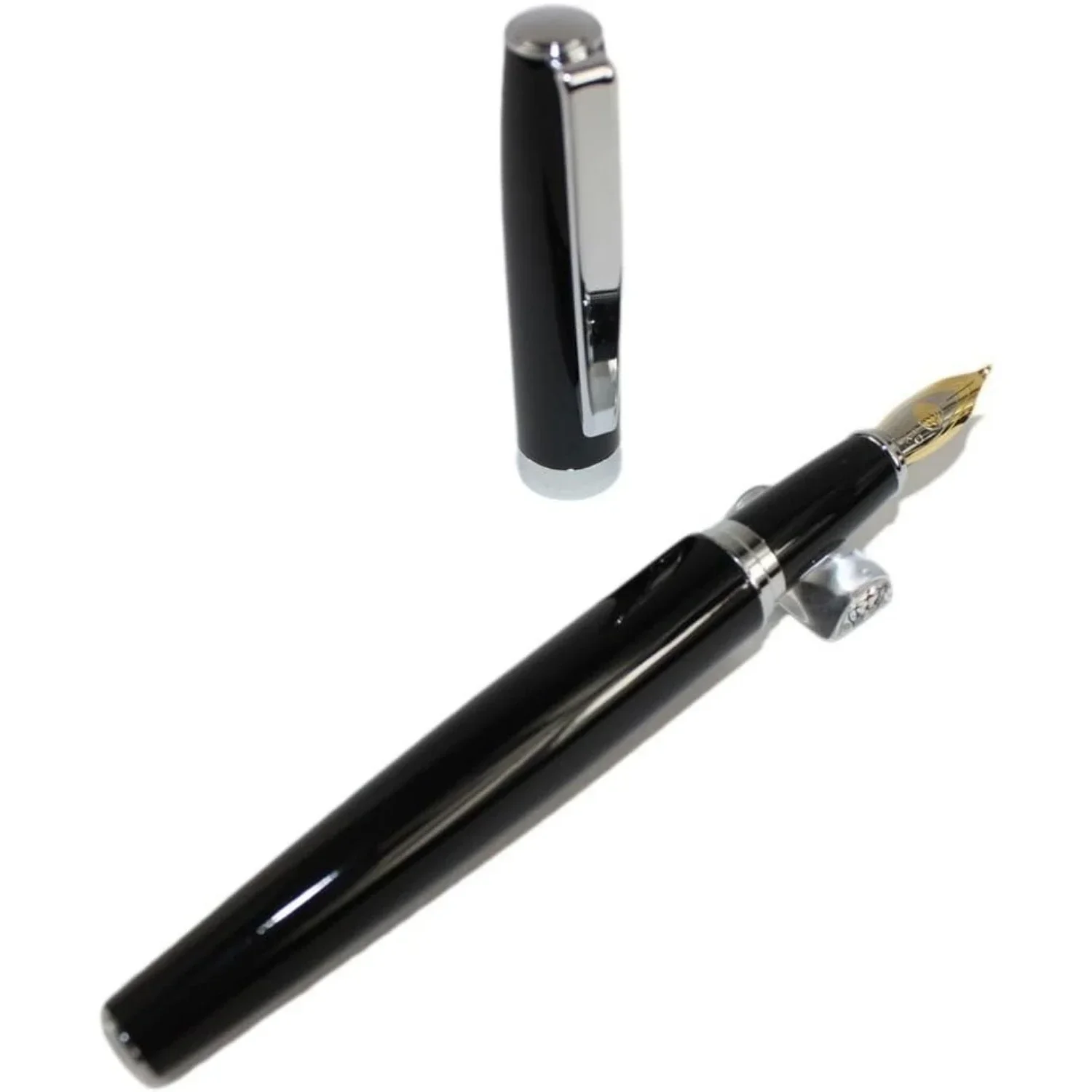 Перьевая ручка Deluxe Hero среднего размера Art, черная, в комплекте в оригинальной коробке