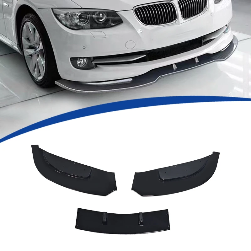 High Quality ABS Material Hot Sell Front Bumper Lip Racing Exterior Modification Accessories Fit For Two Door Sport Coupe E92 Pr