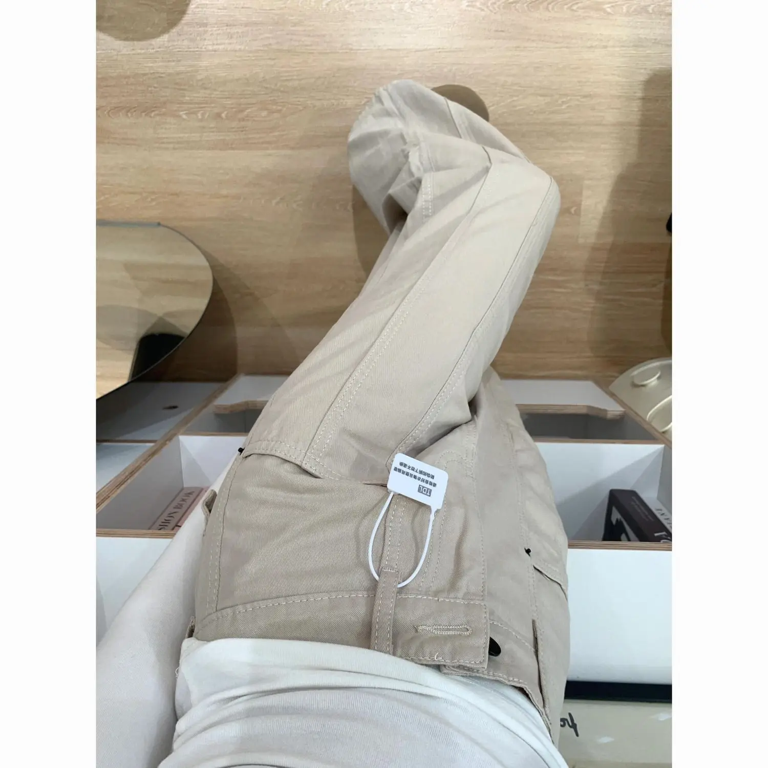 Kastanien Farbe Arbeitskleidung Jeans Hohe Taille Breite Bein Hosen frauen Sle Frühling Herbst Faul Lose Gefühl Gerade Abnehmen Hosen