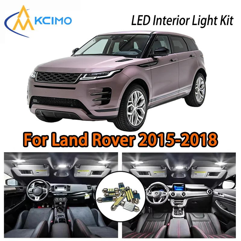 

KCIMO For Land Rover Range Rover Evoque L538 2015-2018 Premium LED Interior Kit - 2 Colors , Quick Installation, Long-Lasting