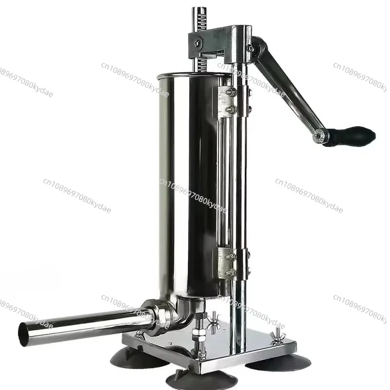 

Vertical Hand Crank Stainless Steel Sausage Stuffer for Household Use Commercial Stuffing Machine Kitchen Tool 2025