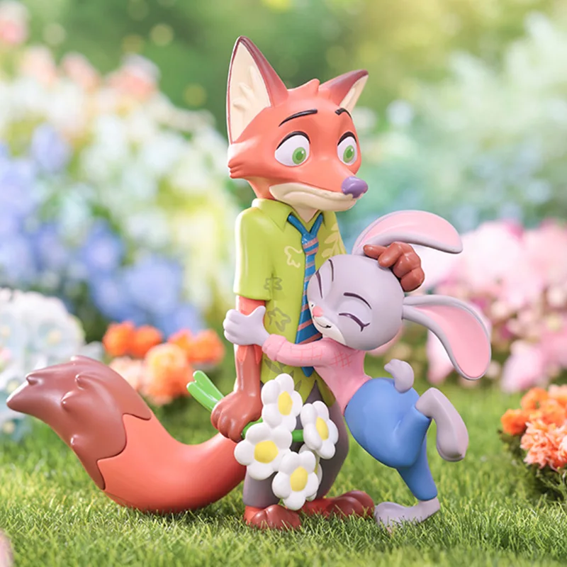 

Disney series blind box crazy Zootopia flower world statue do toys two yuan animation peripheral creative tabletop decoration to