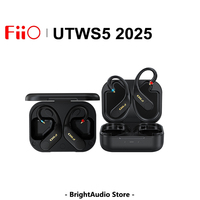 FiiO UTWS5 2025 TWS True Wireless Bluetooth Amplifier Adapter Receiver dual AK4332 DAC BT5.2 LDAC Aptx MMCX / 0.78mm APP Control