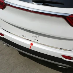 Chrome Rear Trunk Tailgate Door Lid Cover For Kia Sportage QL 2017 - 2020 Trim Edge Garnish Molding Strip Decoration Car Styling