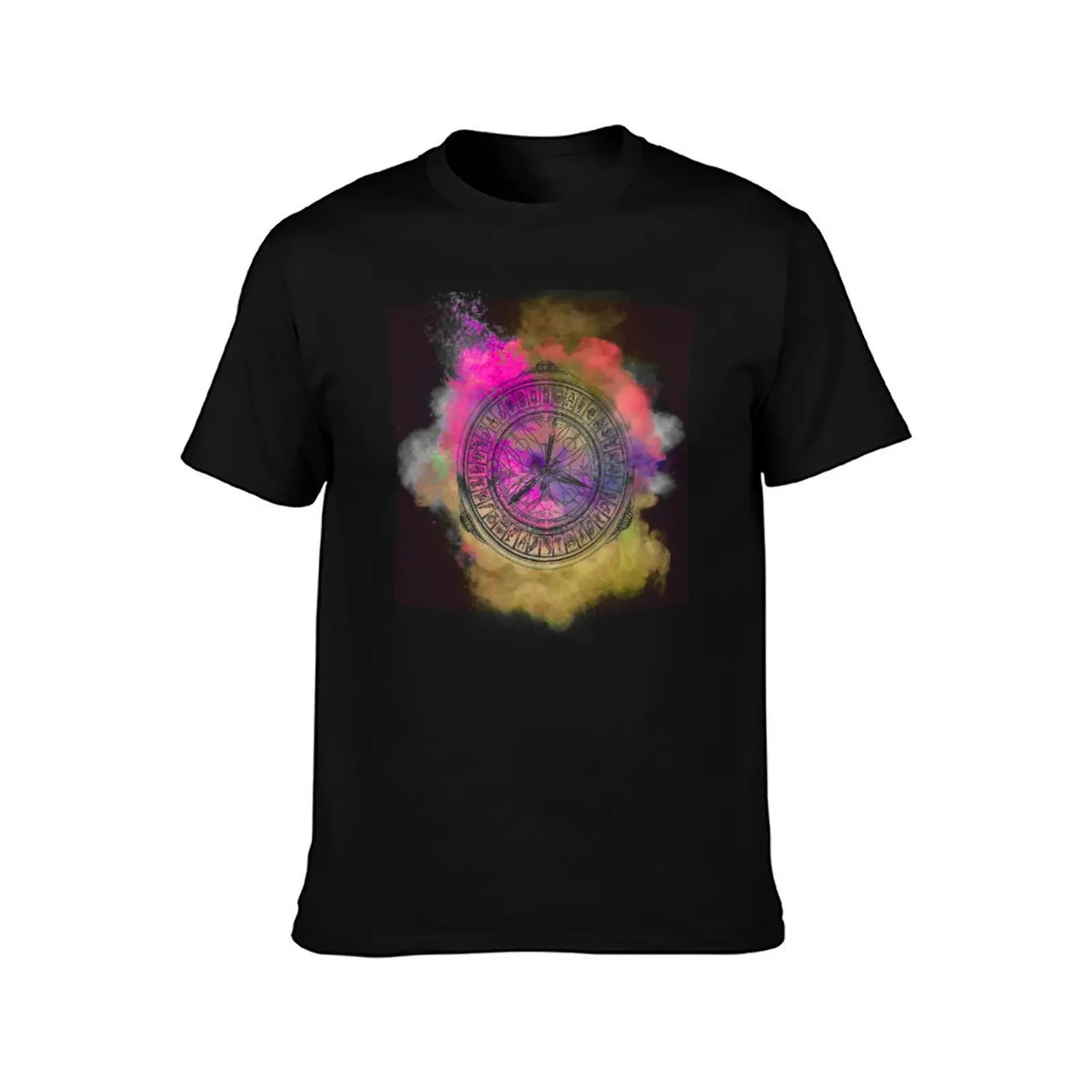 His Dark Materials The Goldent Compass Clouds T-Shirt Summer Casual Cotton Tee Oversized Streetwear Tops Unisex Men Women