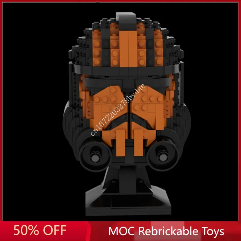 

703PCS Star Plan MOCUmbara Arc trooper Helmet MOC Model Building Block Architecture Education Assembly Model Toy