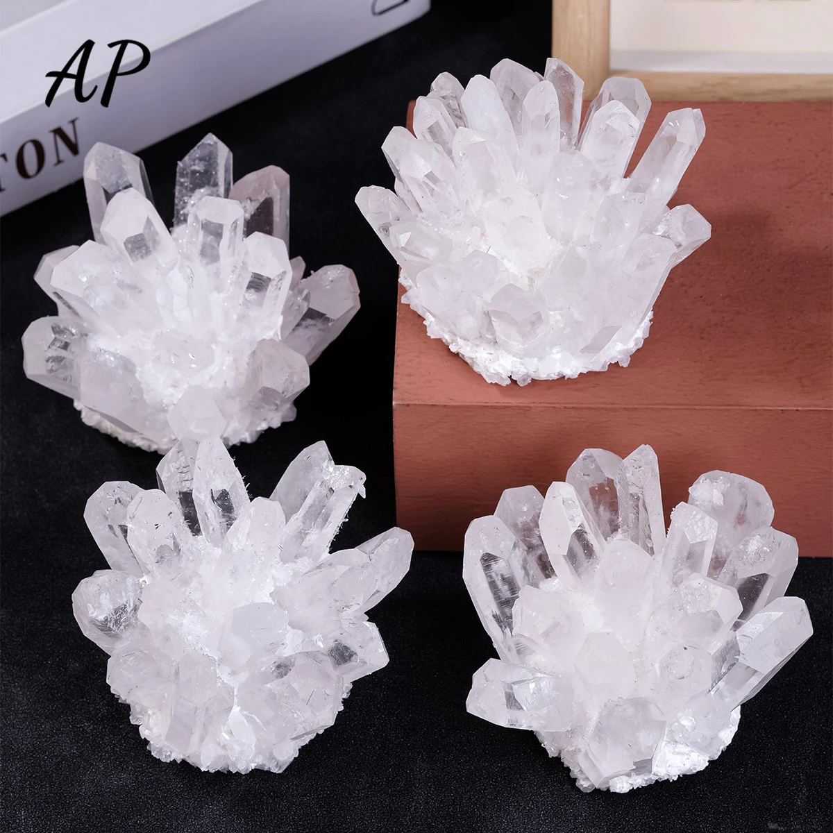 

1pc Crystal Cluster Healing Specimen ornaments crystal clusters Mineral Specimen Healing Home Office Aquarium Decoration Gift