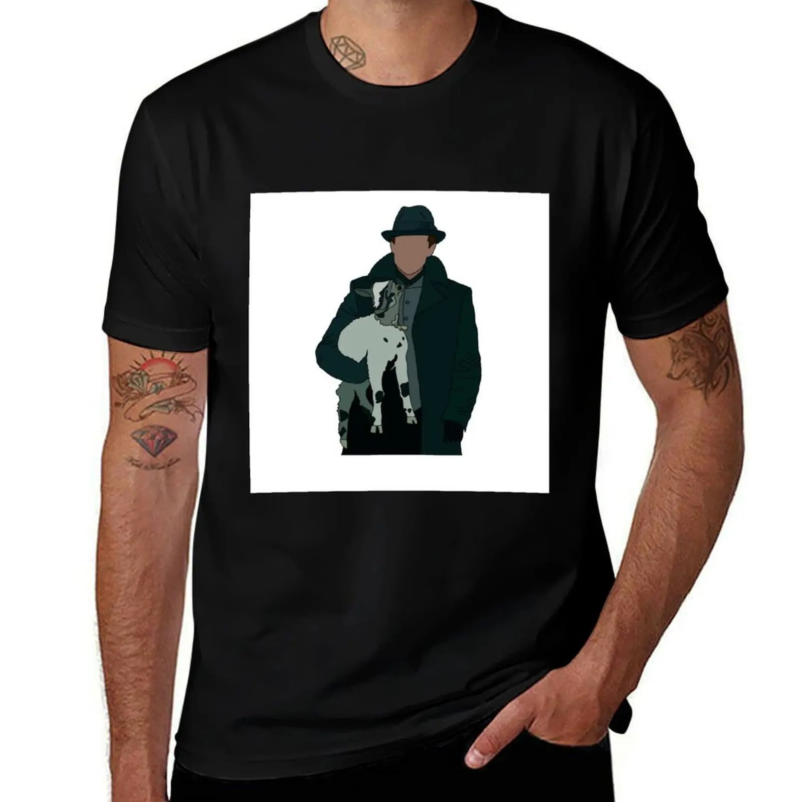 Kaz and Milo - Shadow and Bone T-Shirt Comfortable Work Wear Tee T-Shirt