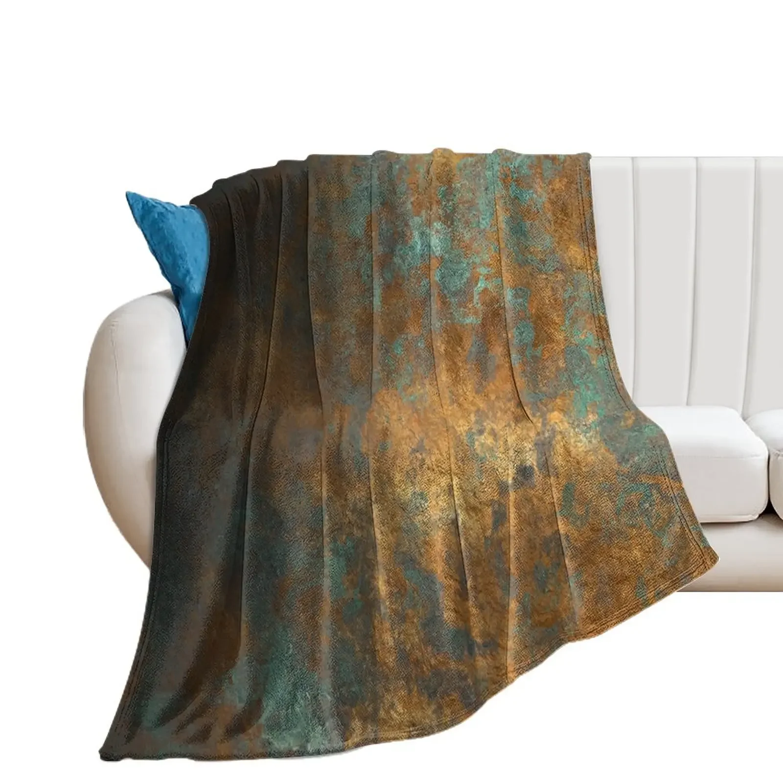 oxidized copper Throw Blanket Luxury Thicken cosplay anime Vintage Stuffeds Blankets