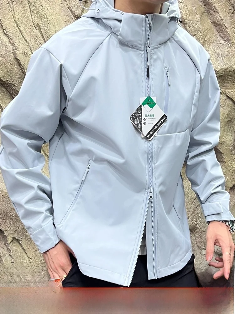 

Высококачественный 3D индивидуальный водонепроницаемый уличный софтэлемент с капюшоном, осень-зима, Новое поступление, молодежная мода, Qui Dry, тонкая молния...