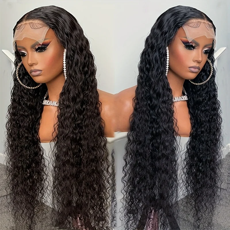

Мягкий черный курчавый вьющийся парик с натуральной линией волос, мягкий предварительно выщипанный парик длиной 26 дюймов, плотность 180%, бесклеевой парик спереди для женщин, детские волосы на каждый день