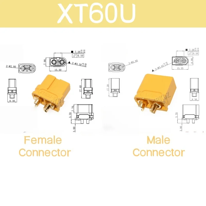 5/10/20 زوج، XT30 XT60 XT90، موصلات نوع رصاصة منافذ طاقة ذكر أنثى لموصلات محرك بطارية ليبو RC بدون طيار xt60