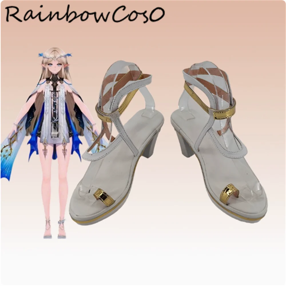 Cartethyia Wuthering Waves Scarpe Cosplay Stivali Gioco Anime Party Halloween RainbowCos0 W4832
