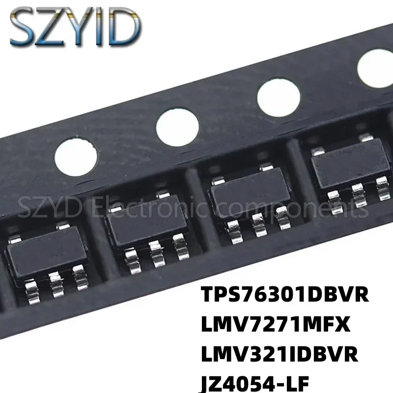 100PCS SOT23-5 TTPS76301DBVR LMV7271MFX LMV321IDBVR JZ4054-LF