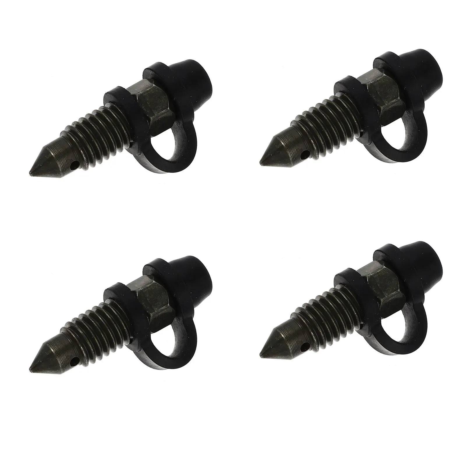 

4 set 4 Sets Motorcycle Brake Pump Screws Steel Plastic Replacement Bleeder Nipples Caliper Bleed Bolts Oil Drain Screws Exhaust