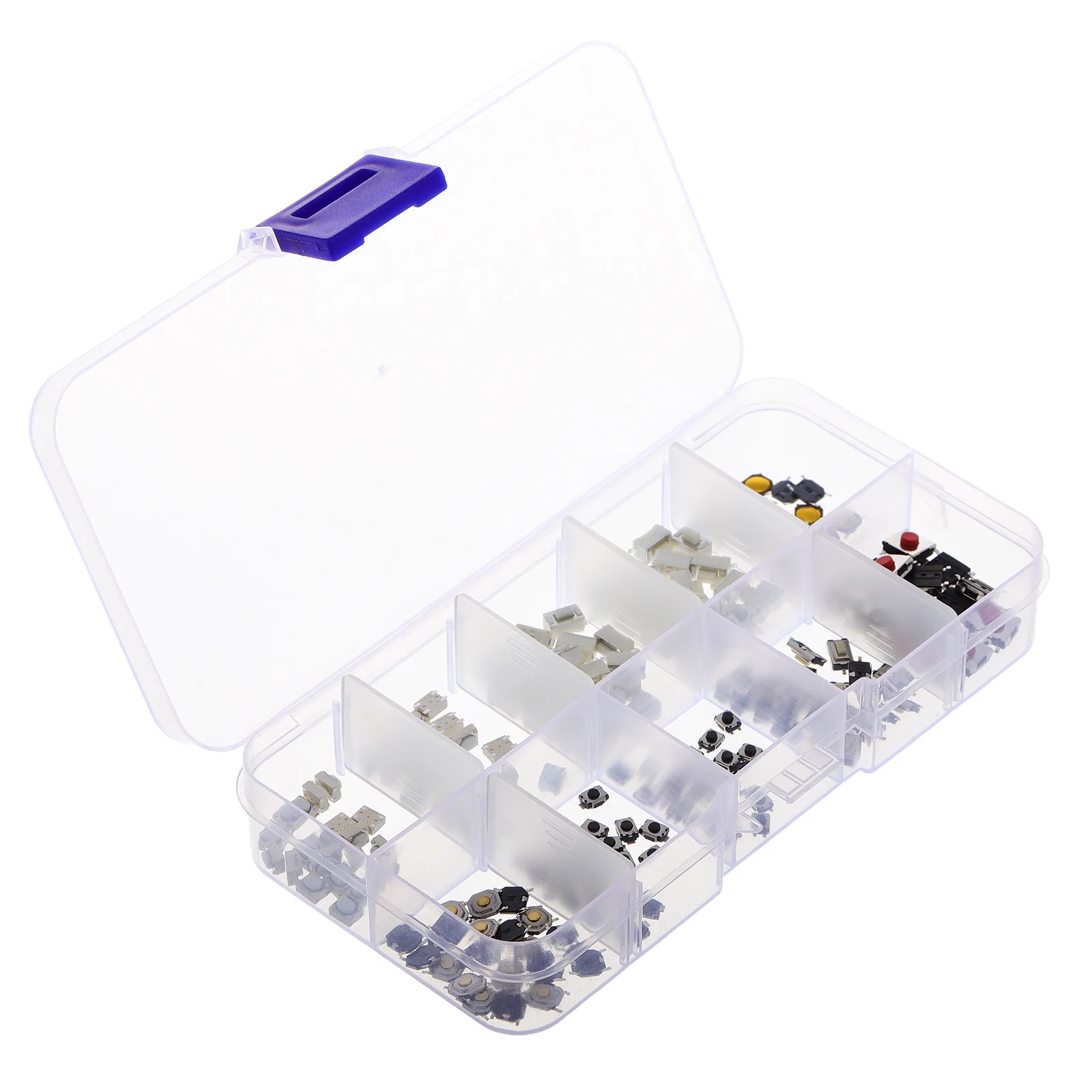 

200Pcs Durable Plastic Brass Car Remote Control Button Switches Easy Install Push Momentary Fob Replacement Car Buttons Sticker