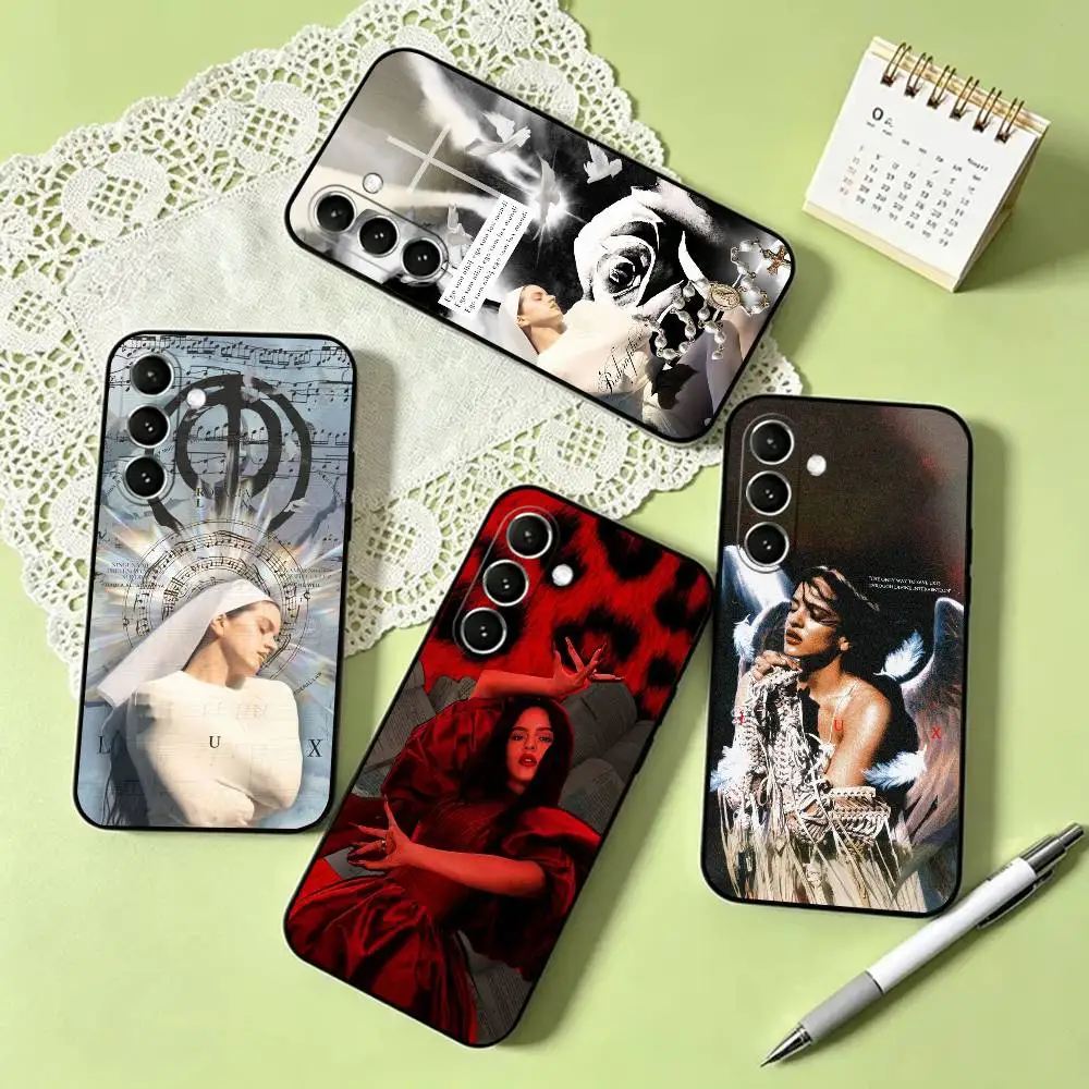 r-Rosalia Spanish Singer Phone Case For Samsung Galaxy A73,A72,A71,A70,A53,A52,A51,Others Soft Black Cover