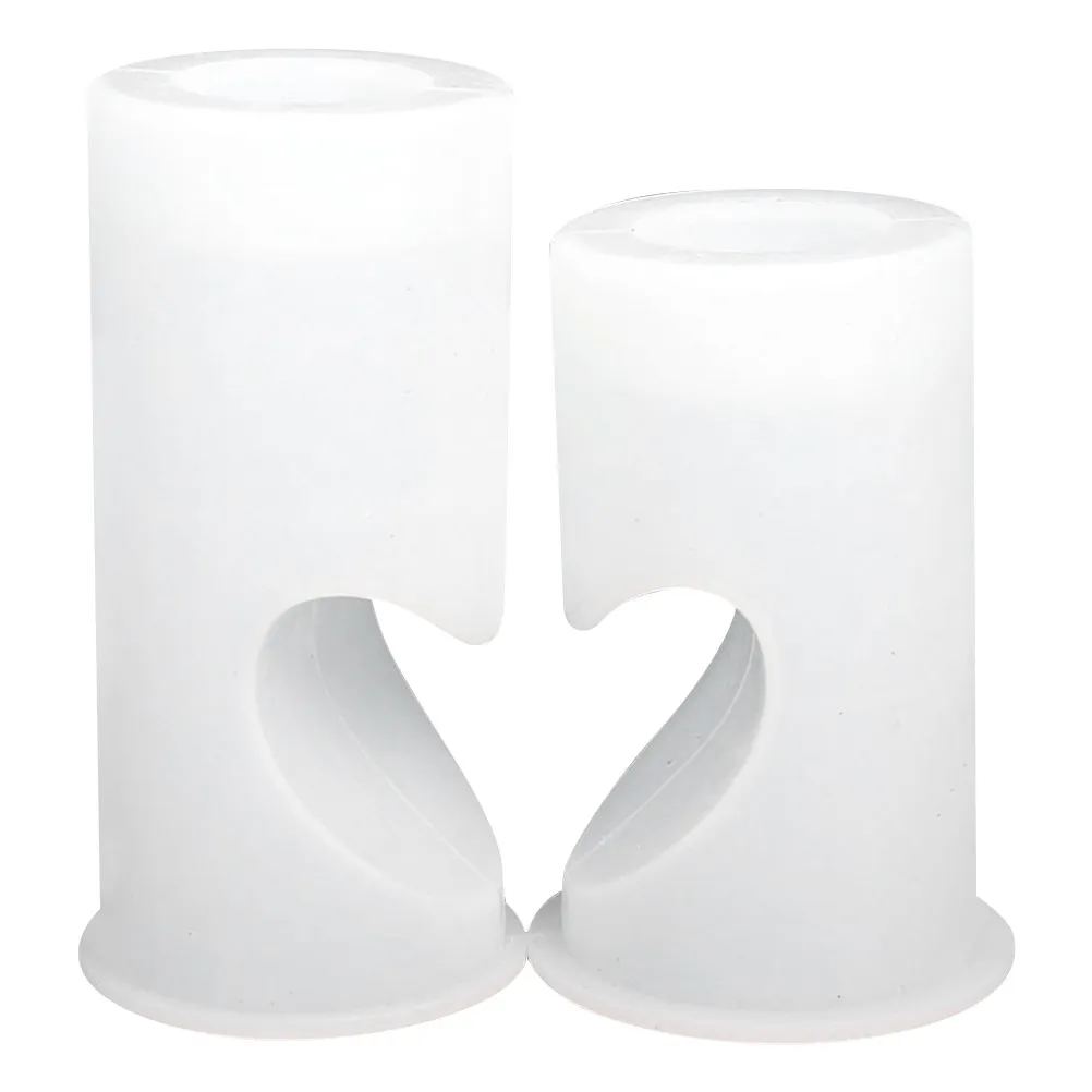 

2Pcs Premium Food Grade Silicone Heart Candleholder Mold DIY Crafting Tool for Homemade Candles Portable Reusable Craft Mold