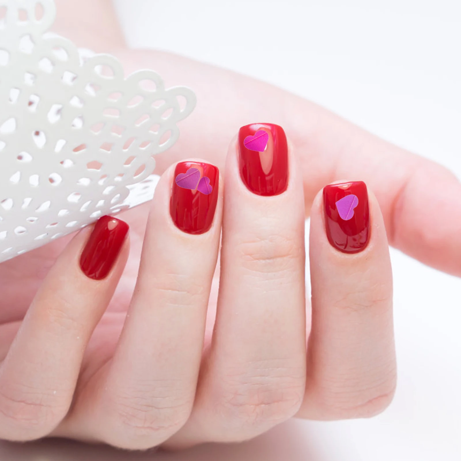 

2 Boxes Heart Shaped Sequins Love Stickers Rhinestones Glitter Sparkle PVC Manicure Nail Art Decoration Craft Projects