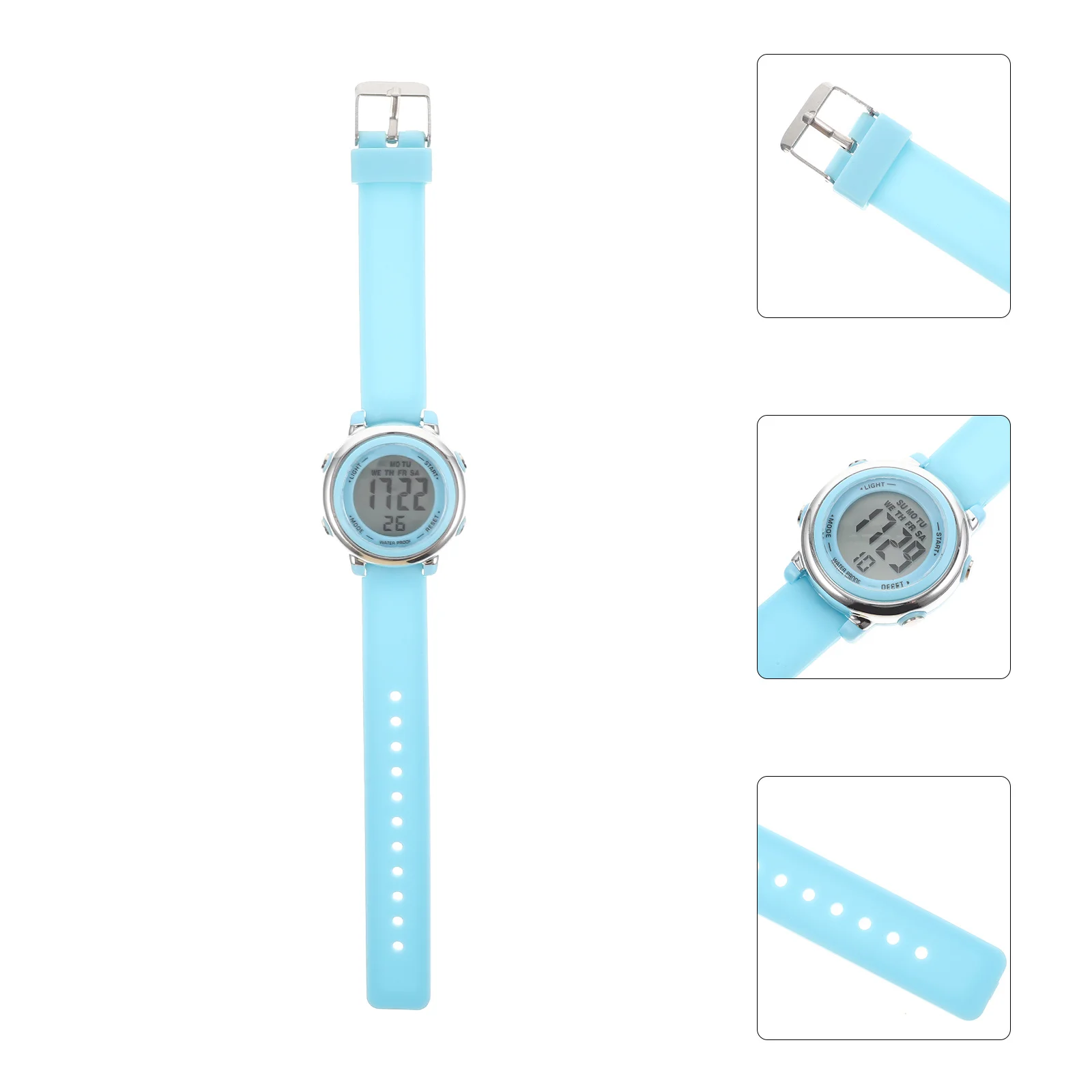 

Kids Electronic Watch Waterproof Digital Wristwatch Night Light Alarm Comfortable Skin-Friendly for Boys Girls Gift