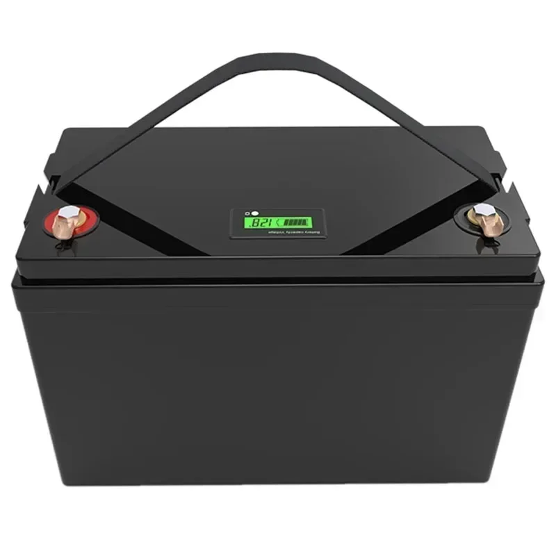 Nuovissima batteria al litio ferro fosfato 12V 12.8V 100AH LiFePO4 batteria 4000 cicli auto da viaggio inverter solare a energia eolica auto