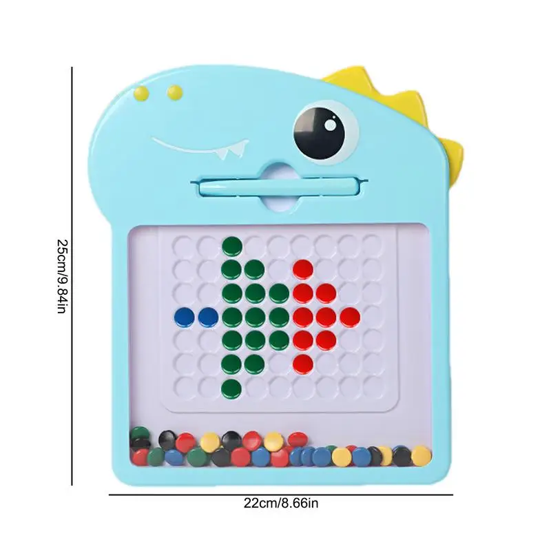 Magnetisches Zeichenbrett für Kleinkinder, Magnetperlen, Zeichenblock, lustiges magnetisches Zeichenbrett, Spielzeug für Mädchen und Jungen, 3. Früherziehung