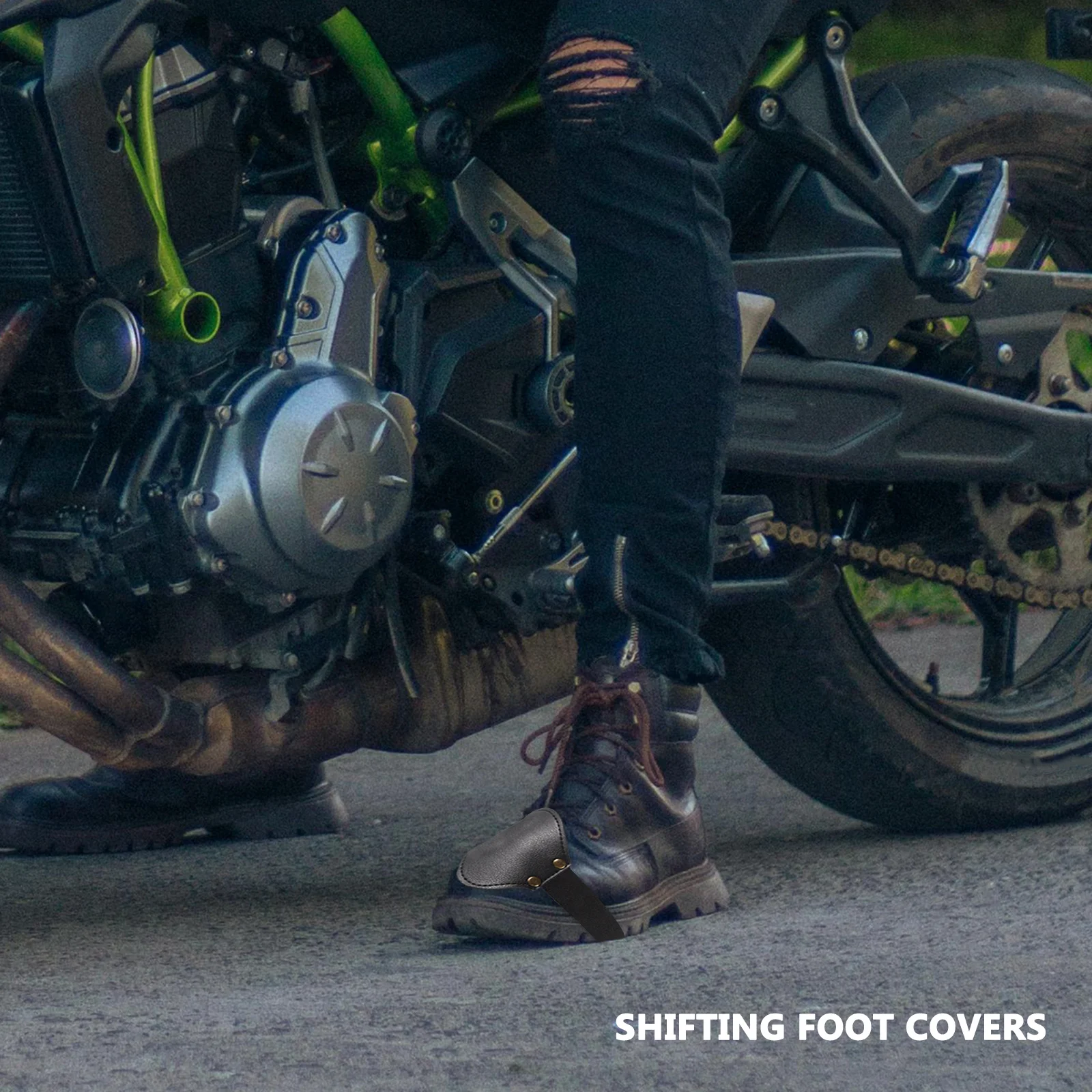 

Shifter Protective Case Motorbike Pad Shoe Boot Variable Cycling Cover Pu Shifting
