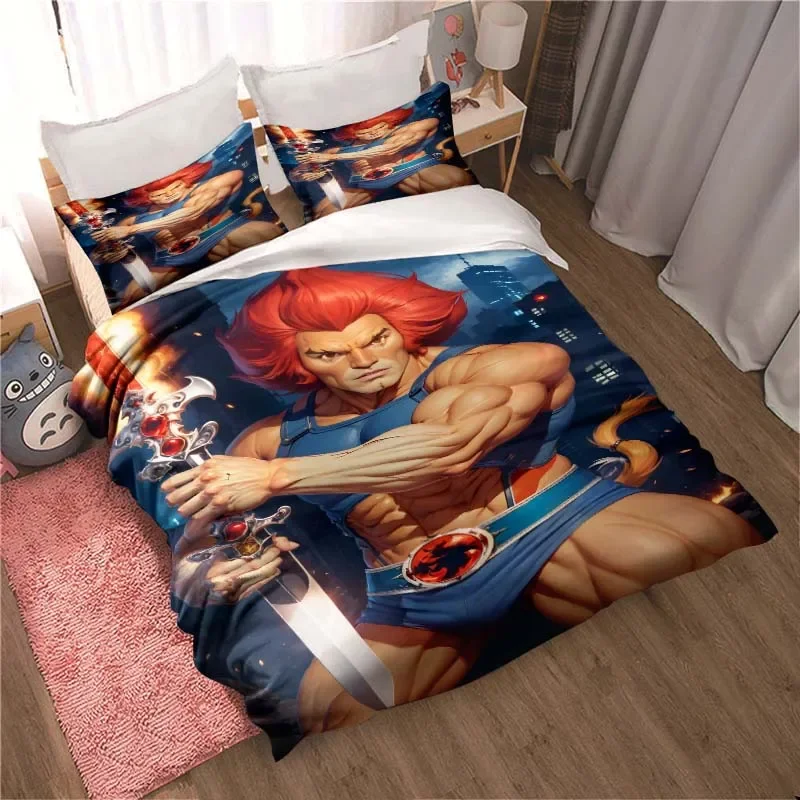 

Thundercats anime printed Bedding Sets exquisite bed supplies set duvet cover bed comforter set bedding set luxury birthday gift