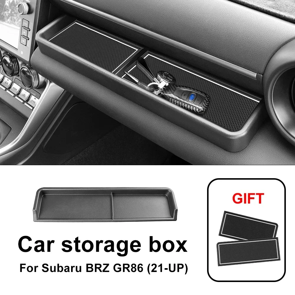 

Для Subaru BRZ ZD8 Toyota GR86 ZN8 2021 2022 2023 RHD LHD Car Co-пилотная перчатка Box, органайзер для ключей телефона, аксессуары