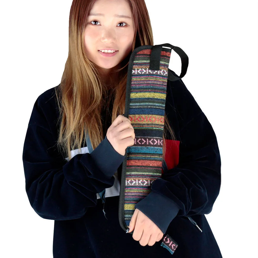 

Drumstick Bag Portable Two Compartments Oxford Cloth Water Resistant Drum Stick Holder Jazz Drum Accessories Carrying Case