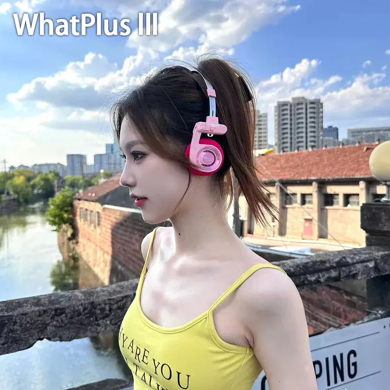 WhatPlus レトロワイヤレス Bluetooth ヘッドフォン インイヤー HIFI