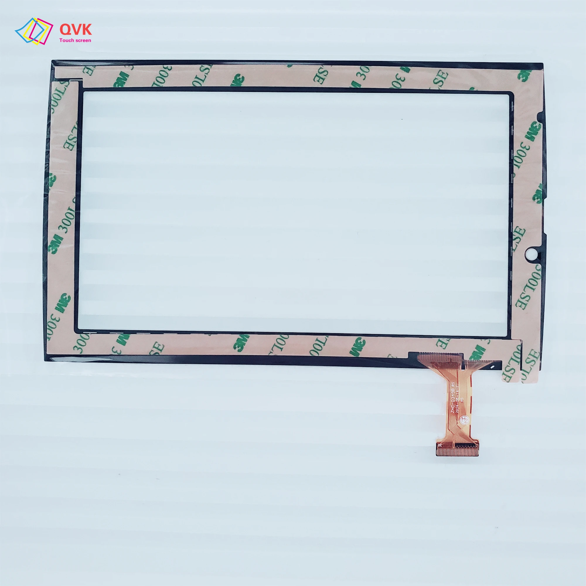 White 7 Inch touch screen P/N ZHC-0349B Capacitive touch screen panel repair replacement ration