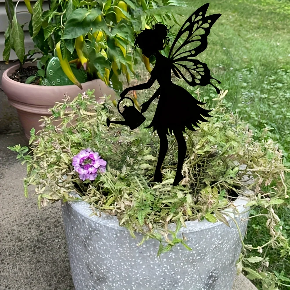 1pc Charming Fairy Garden Ground Insert - Plastic Product,Suitable for Outdoor Decoration, Embellishment and Housewarming Gifts