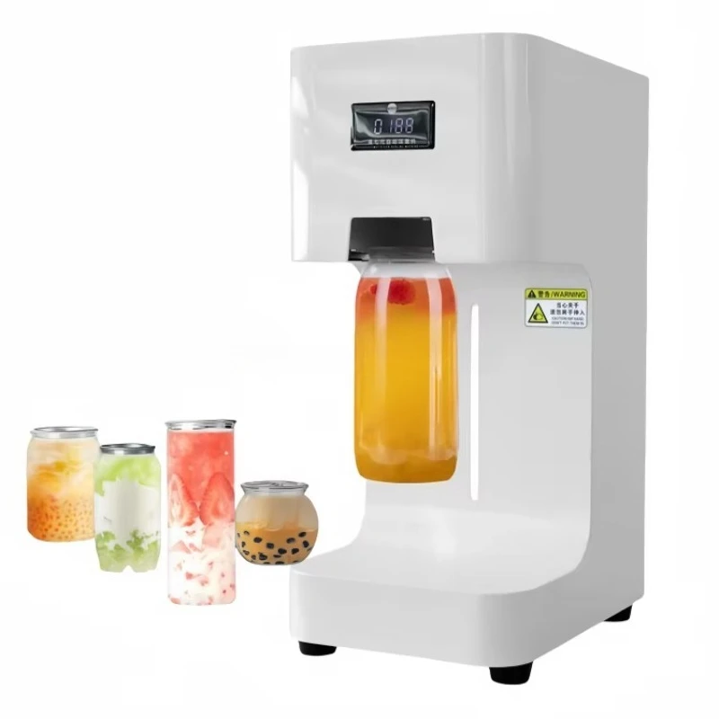

Factory Direct Sale Automatic Lift Intelligent Pet Bottle Can Sealing Machine Coffee Shop Milk Tea Shop Pop Can Sealing Machine