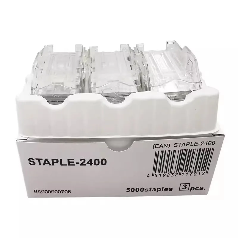6A000000706 (STAPLE-2400) Staple Cartridge - Box of 3 for Toshiba MJ1032 MJ1033 MJ1036 MJ1037 MJ1101 MJ1103 MJ1104 MJ1106 MJ1107